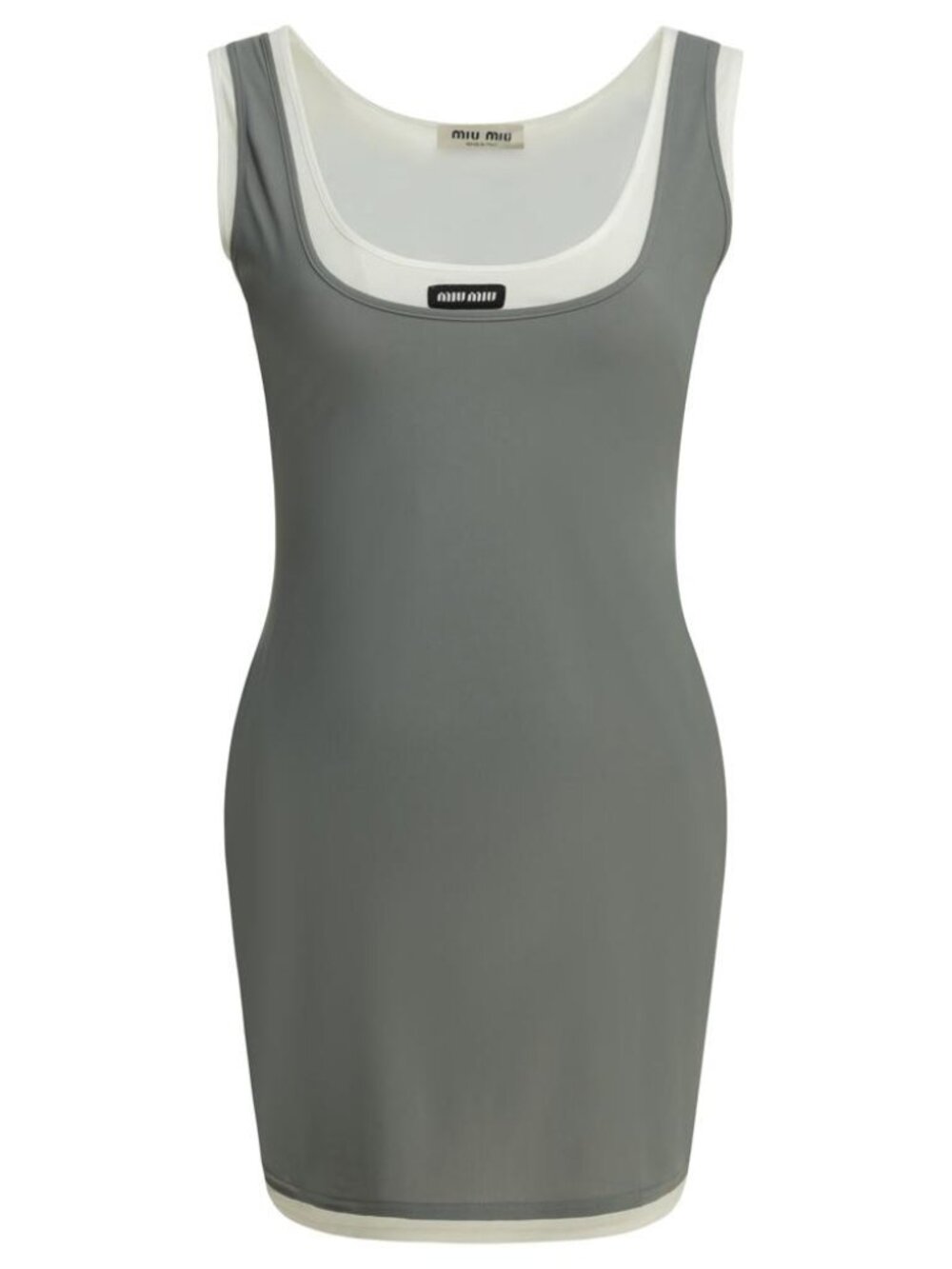 Miu Miu Stretch Jersey Short Dress Tag Size 42 Women